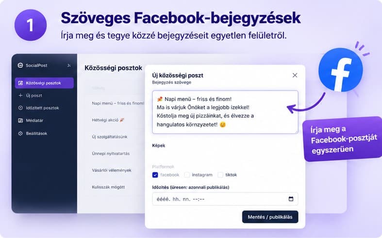 ✍️ Szöveges Facebook-bejegyzések 0
